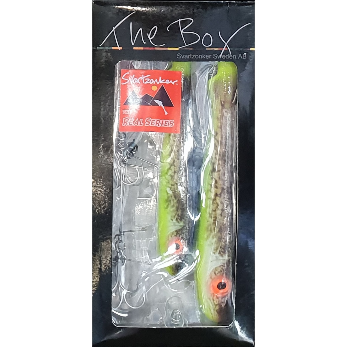 Abu Garcia Jig McRubber Real Series The Box 17 cm/21 cm Hot Eelpout
