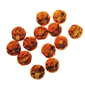 Darts Glass Bead 6 mm Facet Amber 9-pack