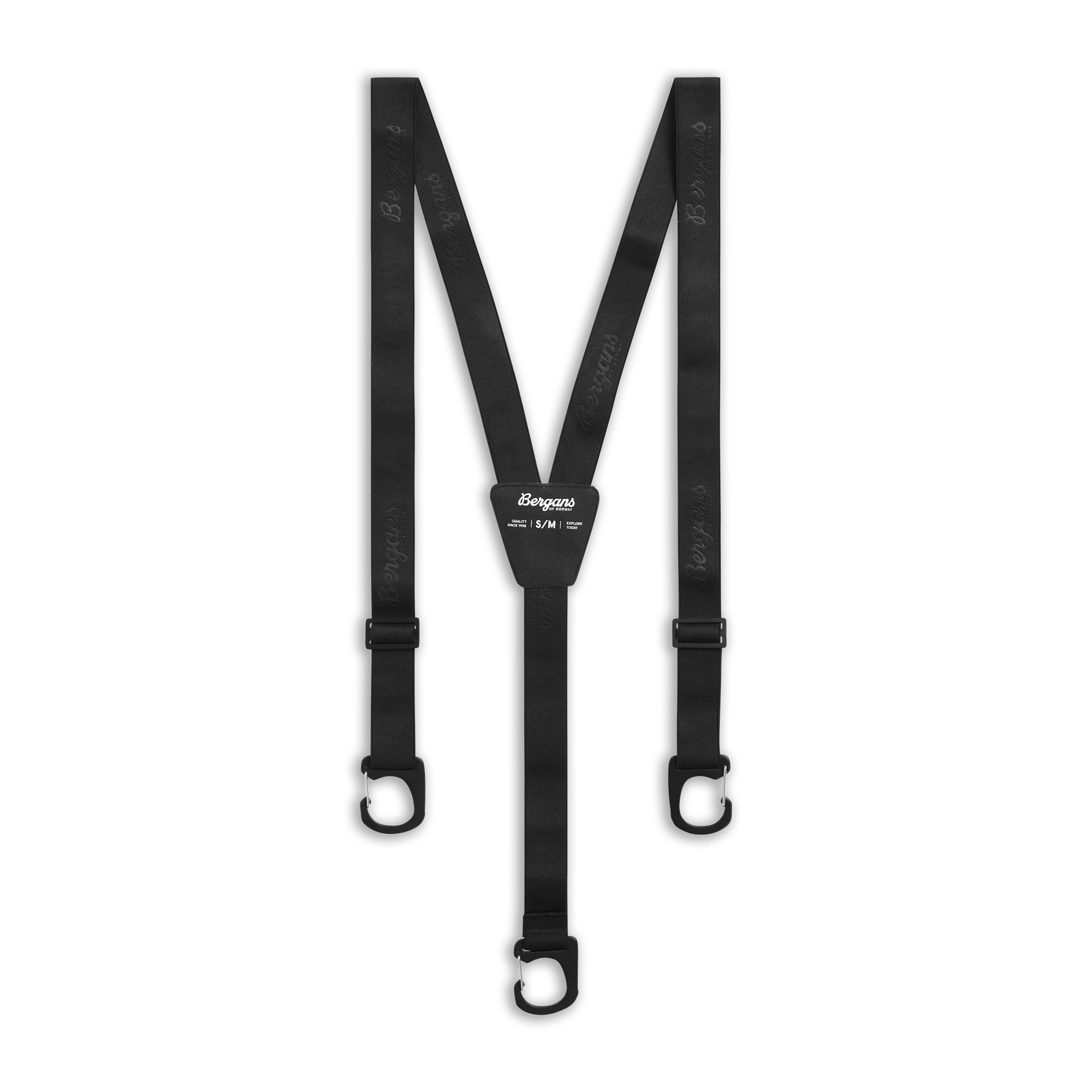 Bergans Beltloop Hängslen för bälteshällor Black L/XL