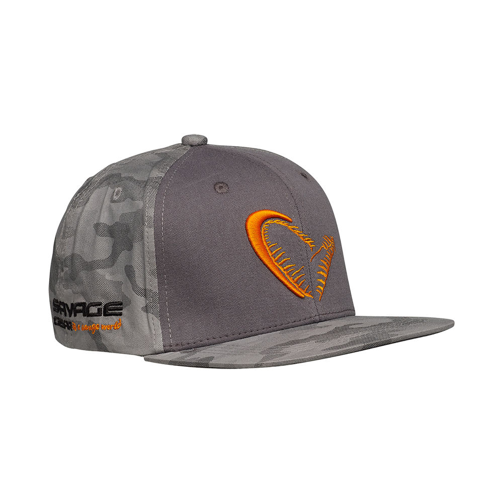 Savage Gear Flex Fit Camo Cap One Size Camo/grey