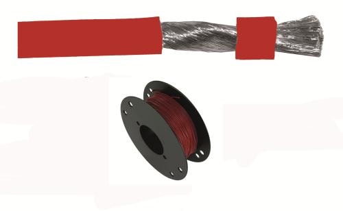 Kabel Röd 4Mm 25M Förtent
