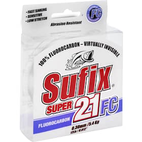Sufix Super 21 Fluorocarbon 0,16 mm 50 m Clear