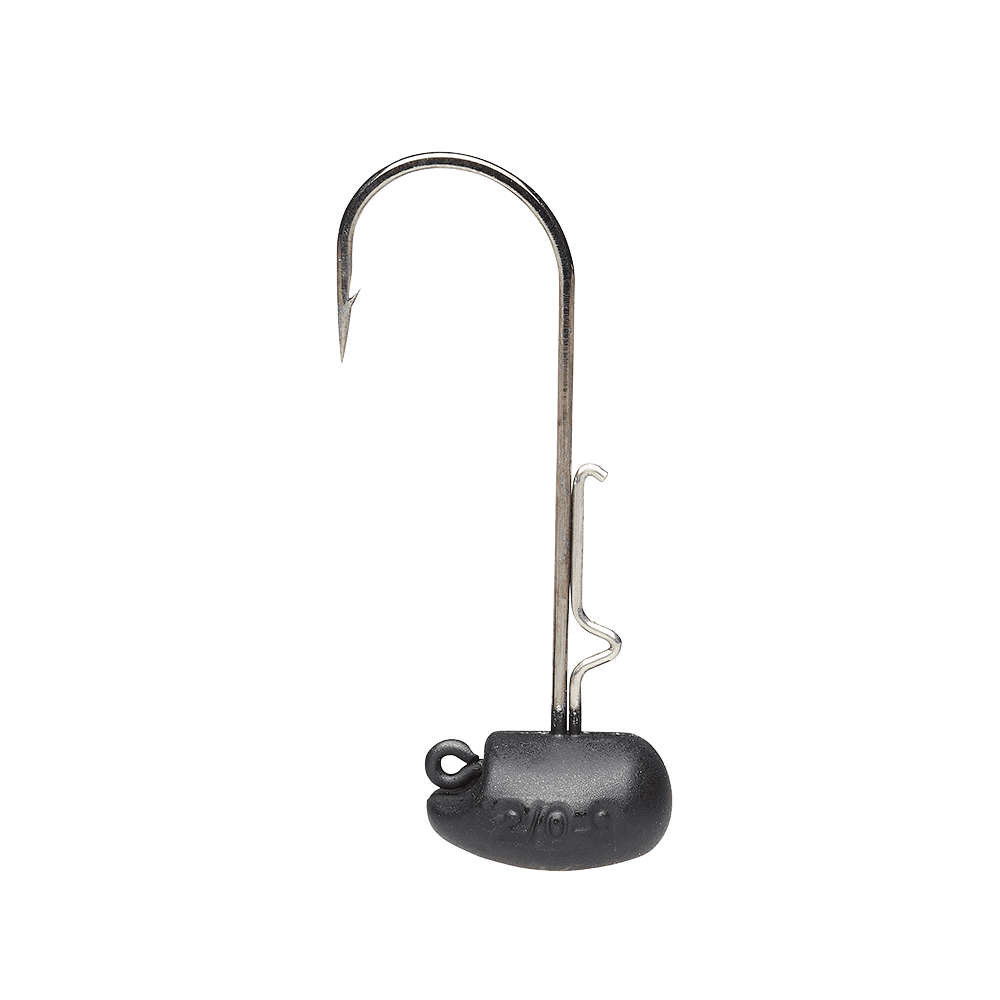 Ned Jighead Matt Black 3-pack