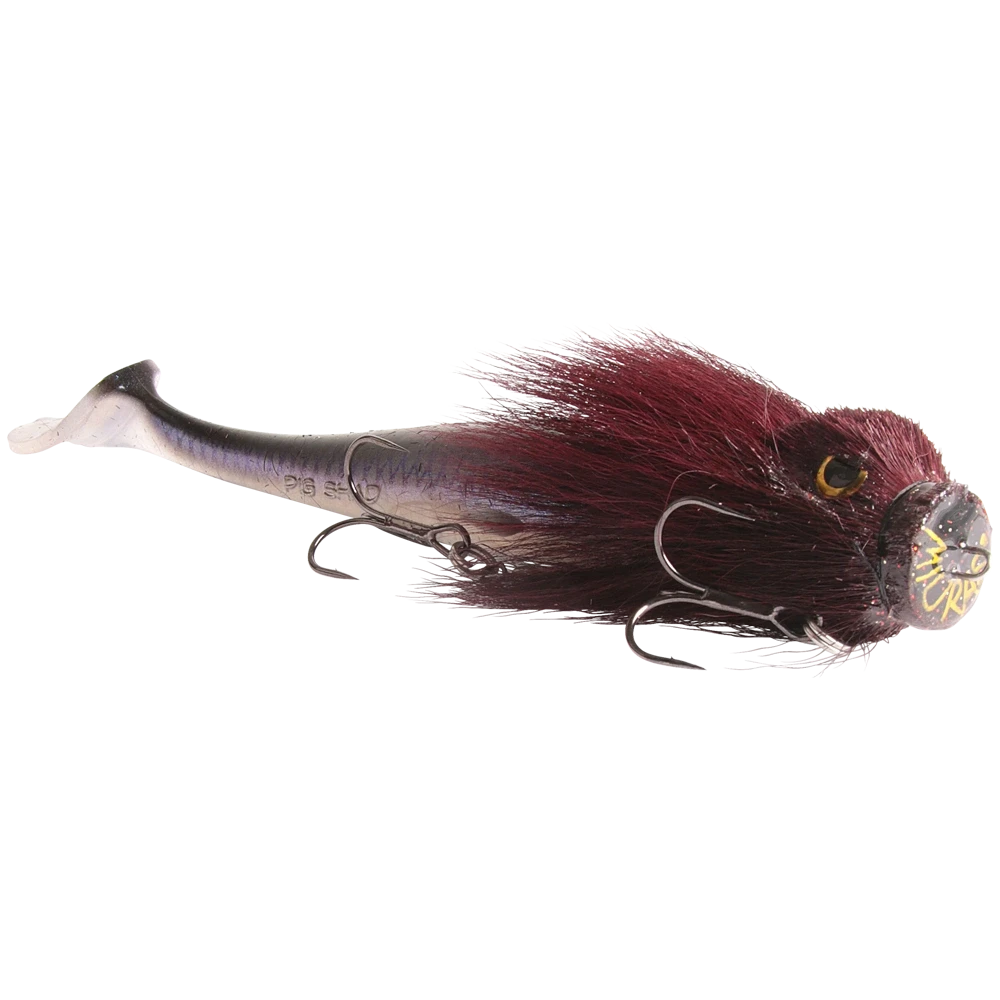 Miuras Mouse Pig Shad 26cm 115g - Derg Whisper (Miuras) - Tiger Pike (Pig Shad)
