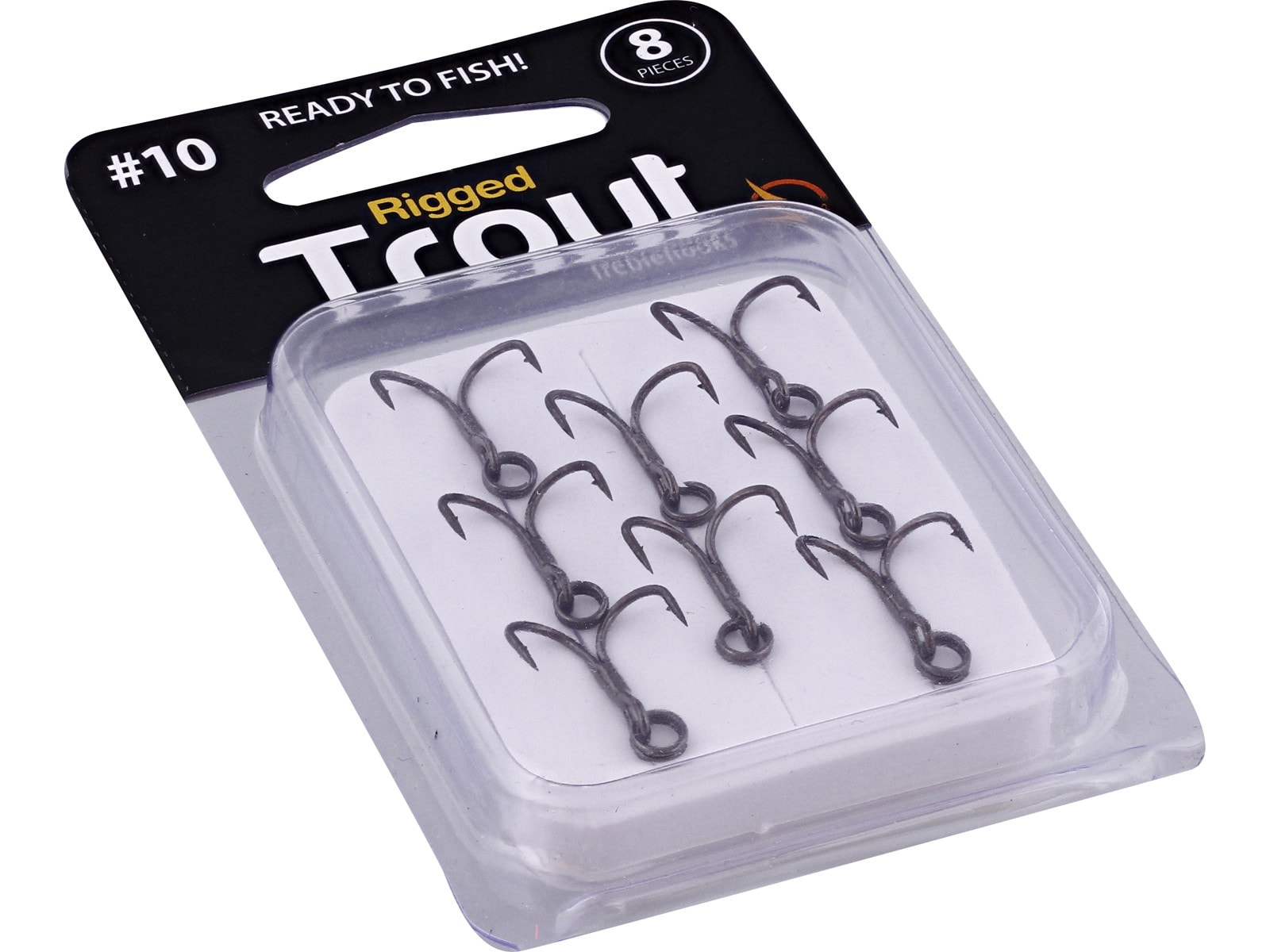 Westin Rigged Trout 3-krok #6 Svart 8-pack