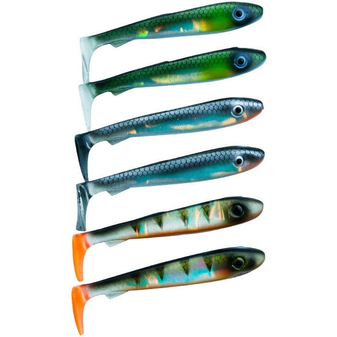 Svartzonker McRubber Bass 8 cm Baitfish 6-pack