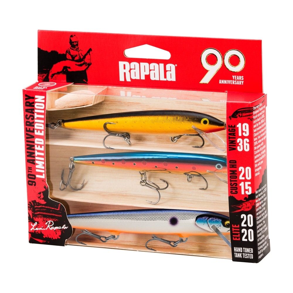 Rapala 90 Years Floater Big Naturistic 3-pack