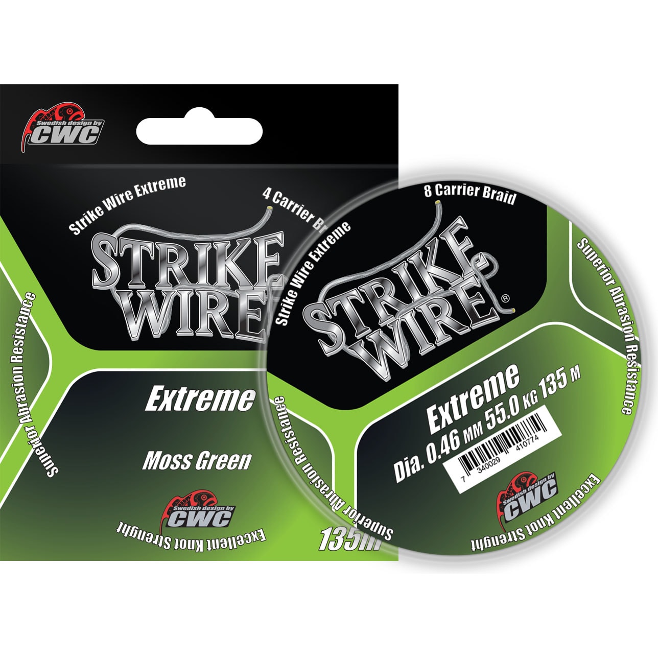Strike Wire Extreme 0,28 mm 135 m Moss Green