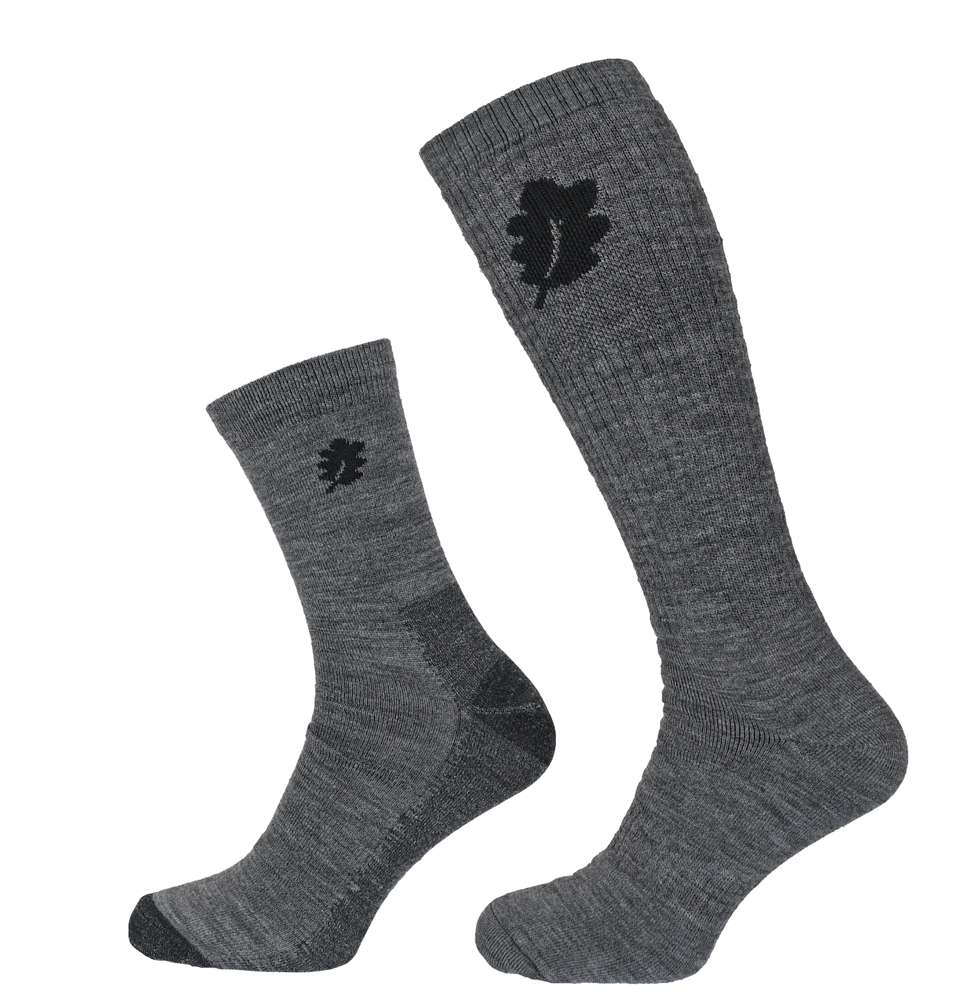 Woodline Socka+Linersocka Merinoull Grå 40-45 -