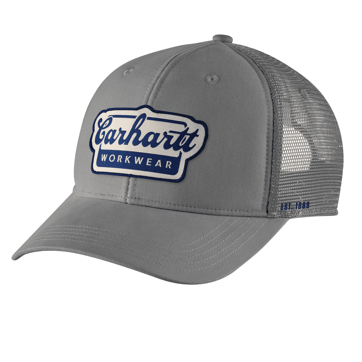 Carhartt Rugged Flex™ Twill Mesh-Back Script Patch Keps Herr Steel