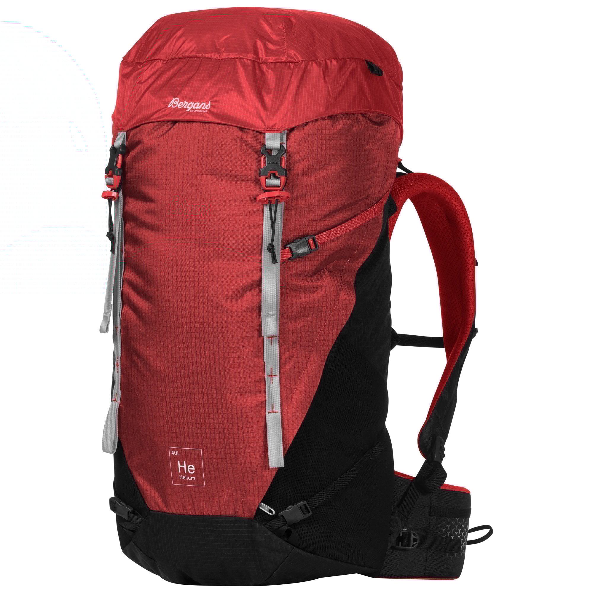 Bergans Helium V5 40L Dam Red Sand/Black/Aluminium