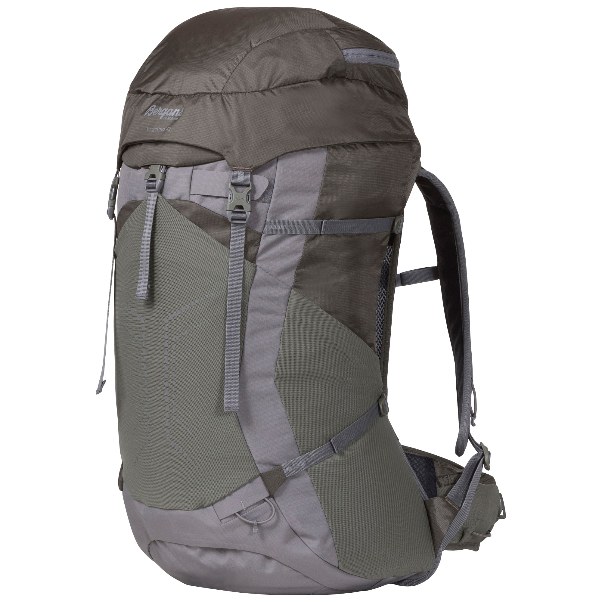 Bergans Vengetind 42L Green Mud / Solid Grey
