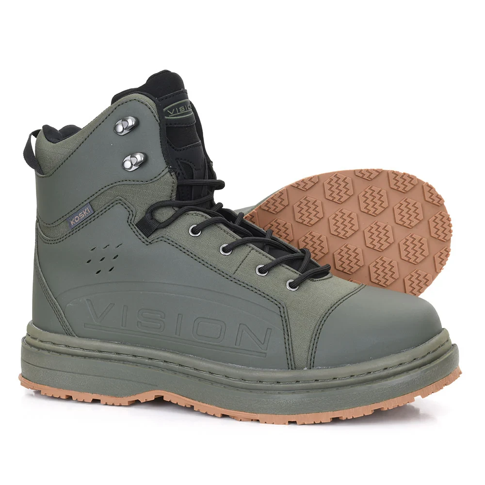 Vision KOSKI GUMMI 2.0 Green wading shoe 12/45