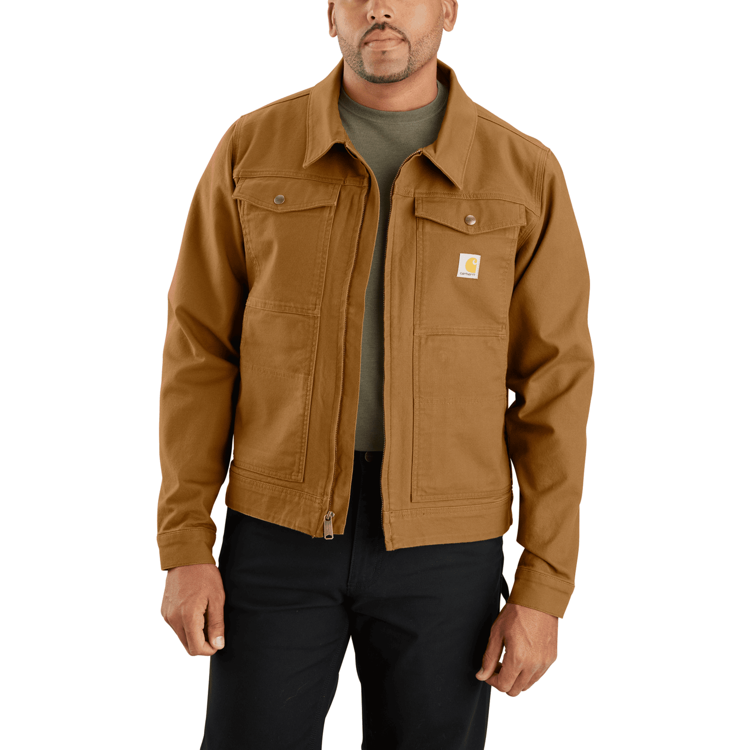 Carhartt Rugged Flex™ Duck Berwick Jacka Herr Carhartt Brown 2XL