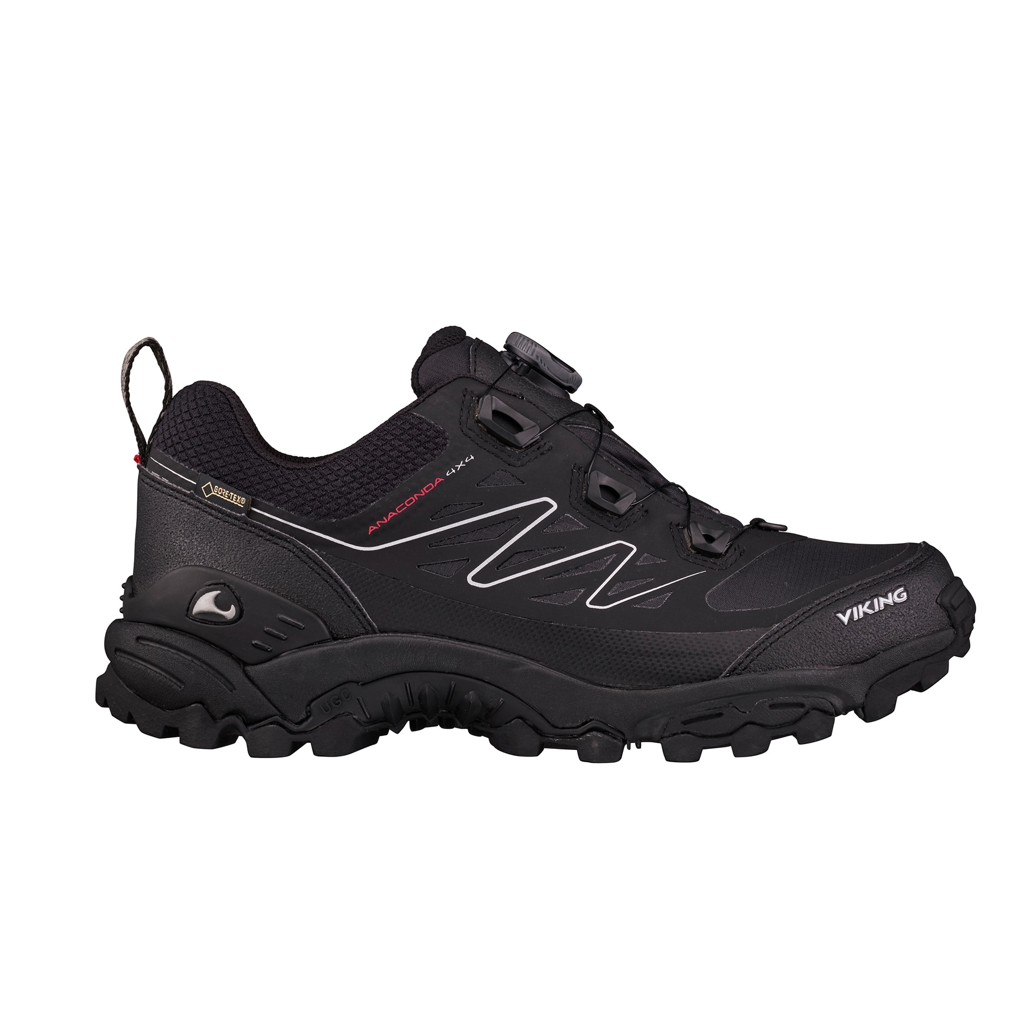 Viking Anaconda 4x4 Låg GTX BOA Svart/Orange 41 -