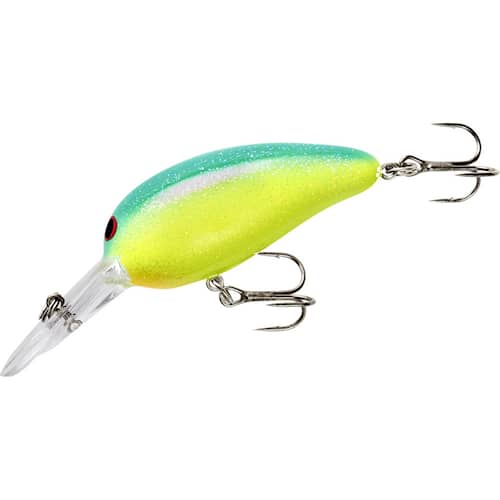 Norman Lures Middle N 5 cm Chartreuse Blue