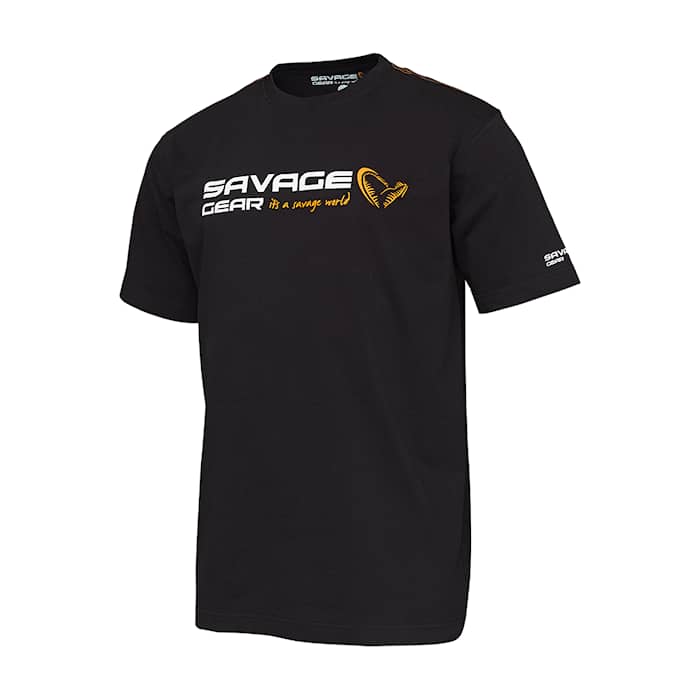 Savage Gear Signature Logo T-Shirt Black Ink