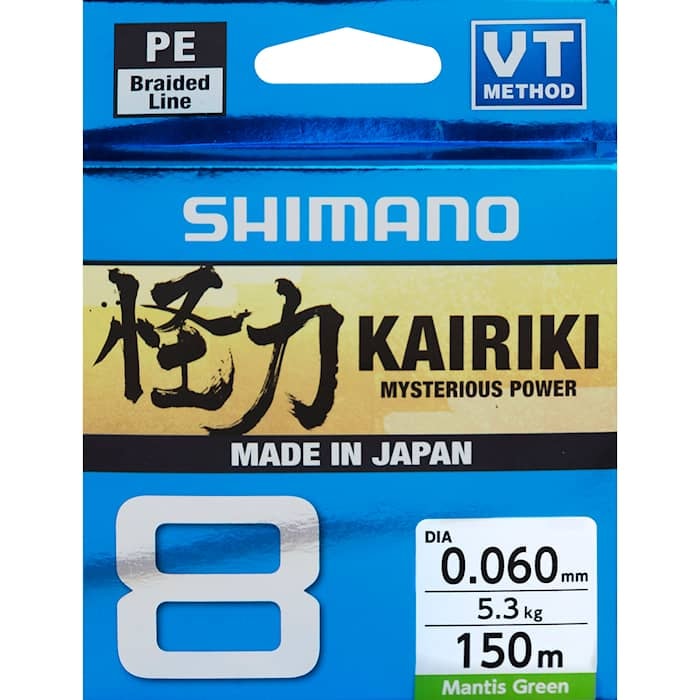 Shimano Line Kairiki 8 0.06mm 5.3kg 150m Mantis Green -