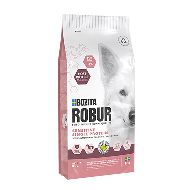 Bozita Robur Adult Sensitive Single Protein Salmon 12kg