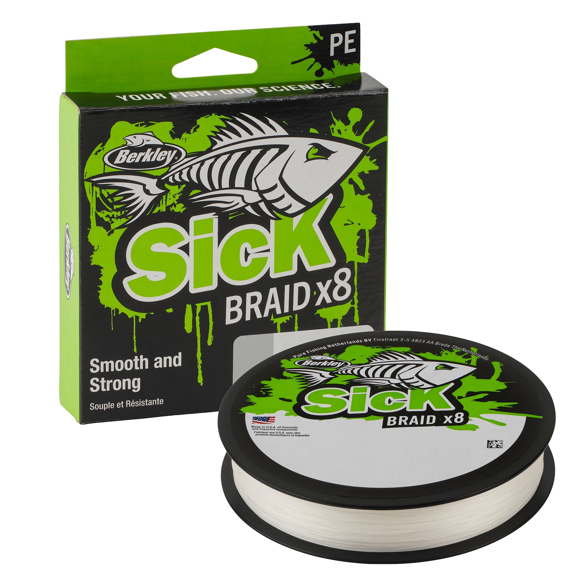 Berkley BSKBFS20-WH BK SICK BRD WHITE 0.14 150M -