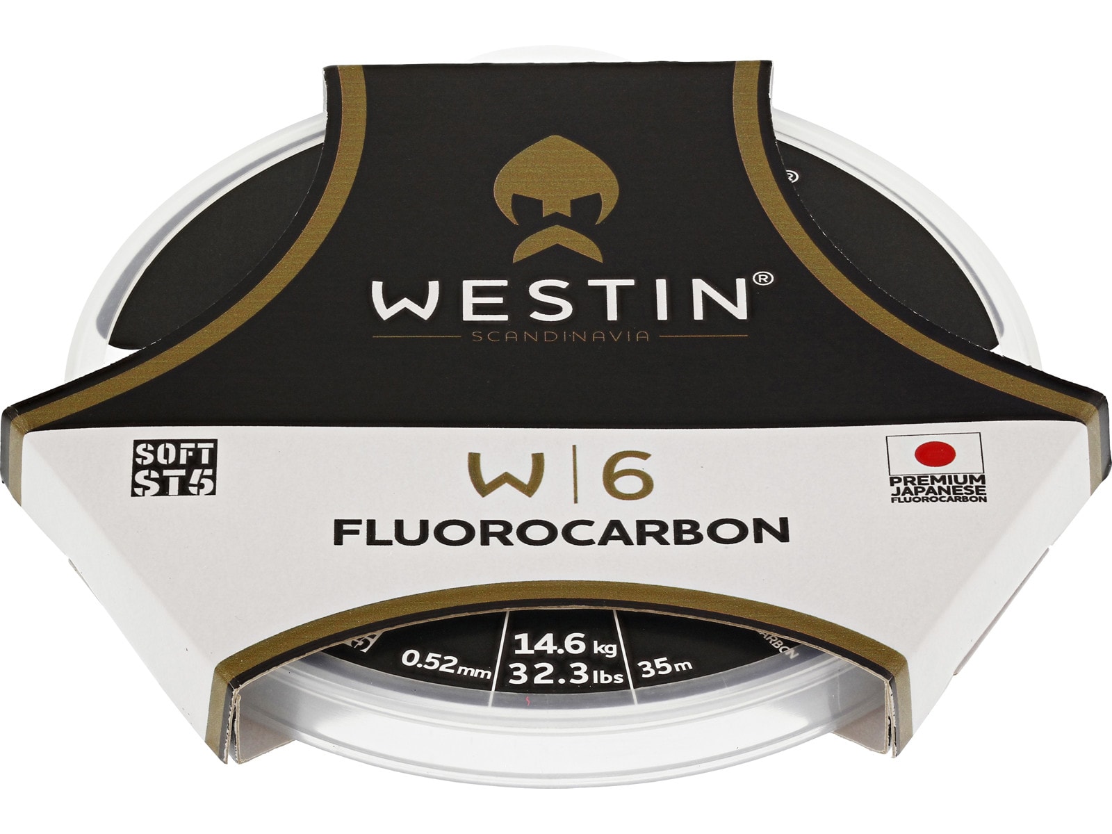 Westin W6 St5 Fluorocarbon 35M 0.80mm 30Kg/66.1Lbs Clear