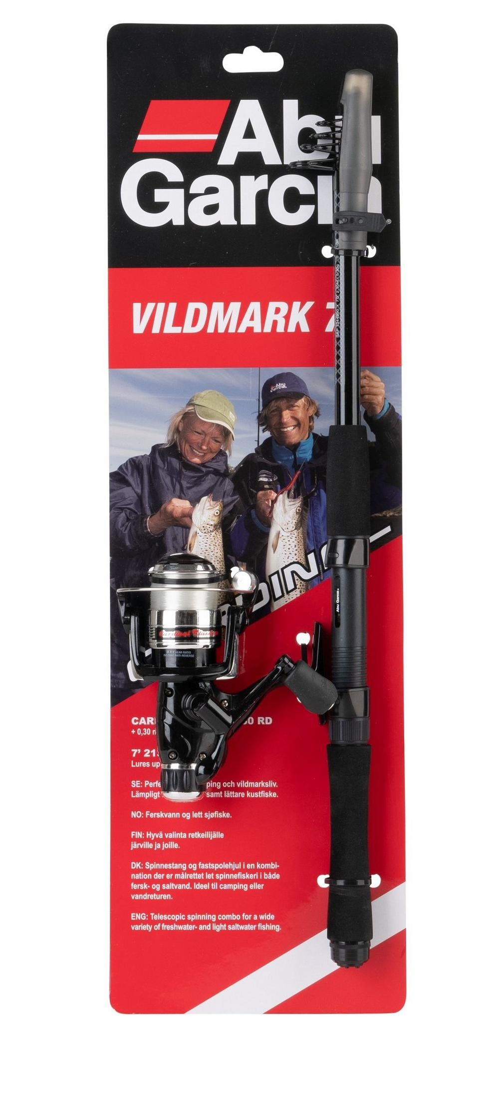 Abu Garcia Cardinalset Vildmark Tele 6' Haspel 180 cm (6') 5-30 g -