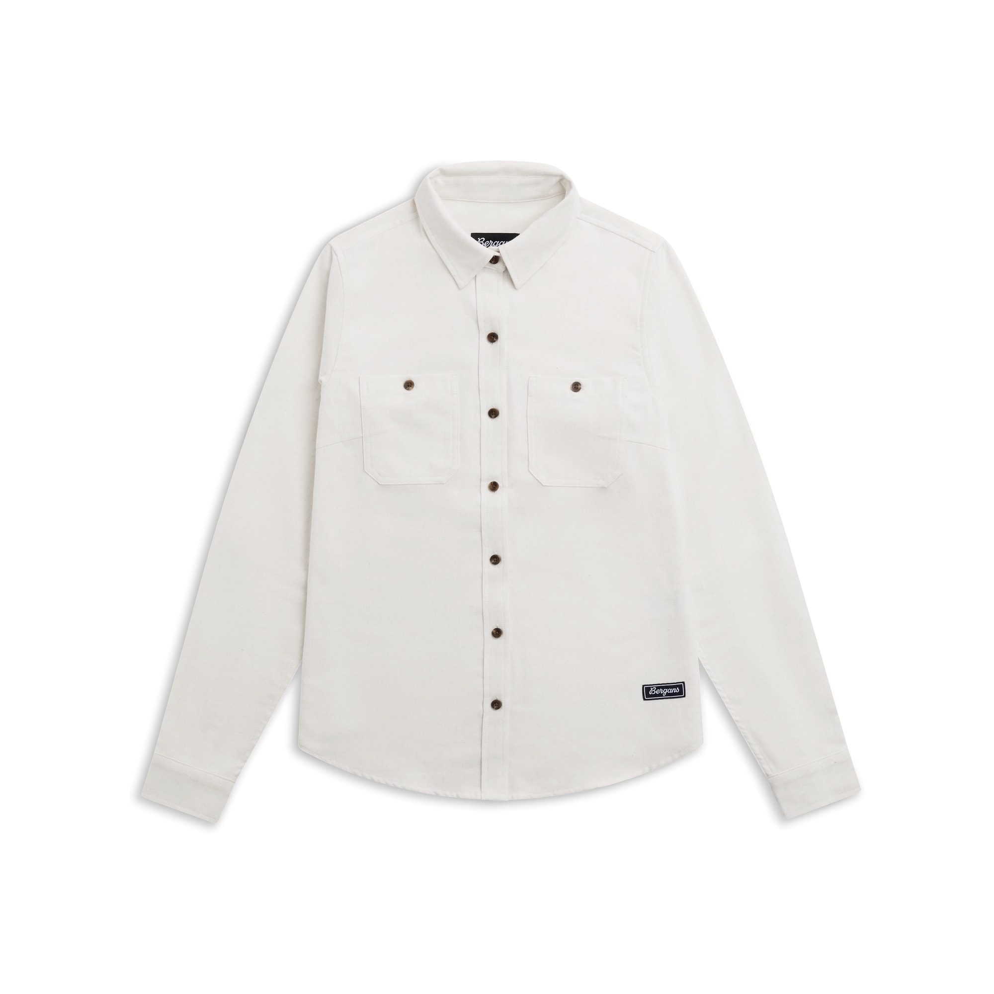 Bergans Nordmarka Flanellskjorta Dam Arctic White XL