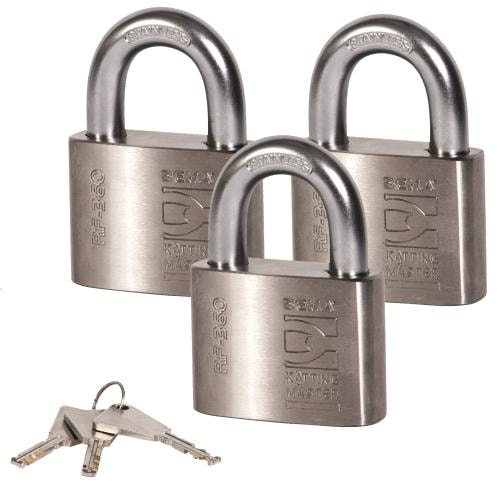 Hänglås Kl3 40mm 3-pack Rf360