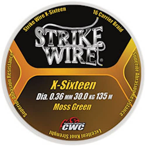 Strike Wire X-Sixteen 0,23 mm 135 m Moss Green