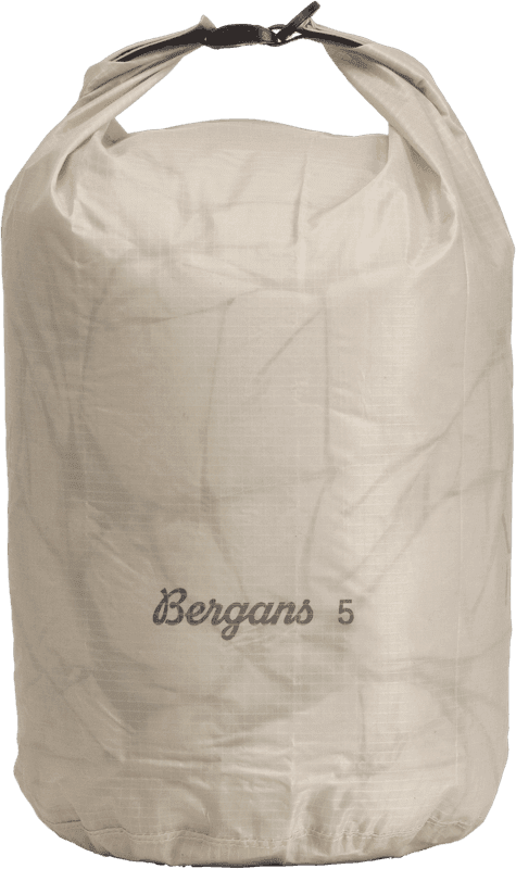 Bergans Drybag Vattentät packpåse 5L Bone White