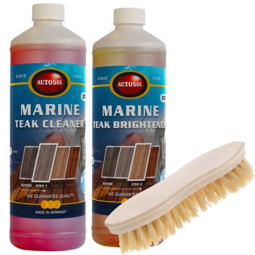 Autosol Teak Cleaning Set