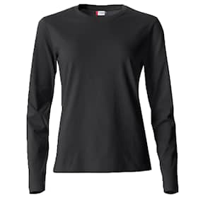 Clique Basic Långärmad tröja Svart Dam - XS