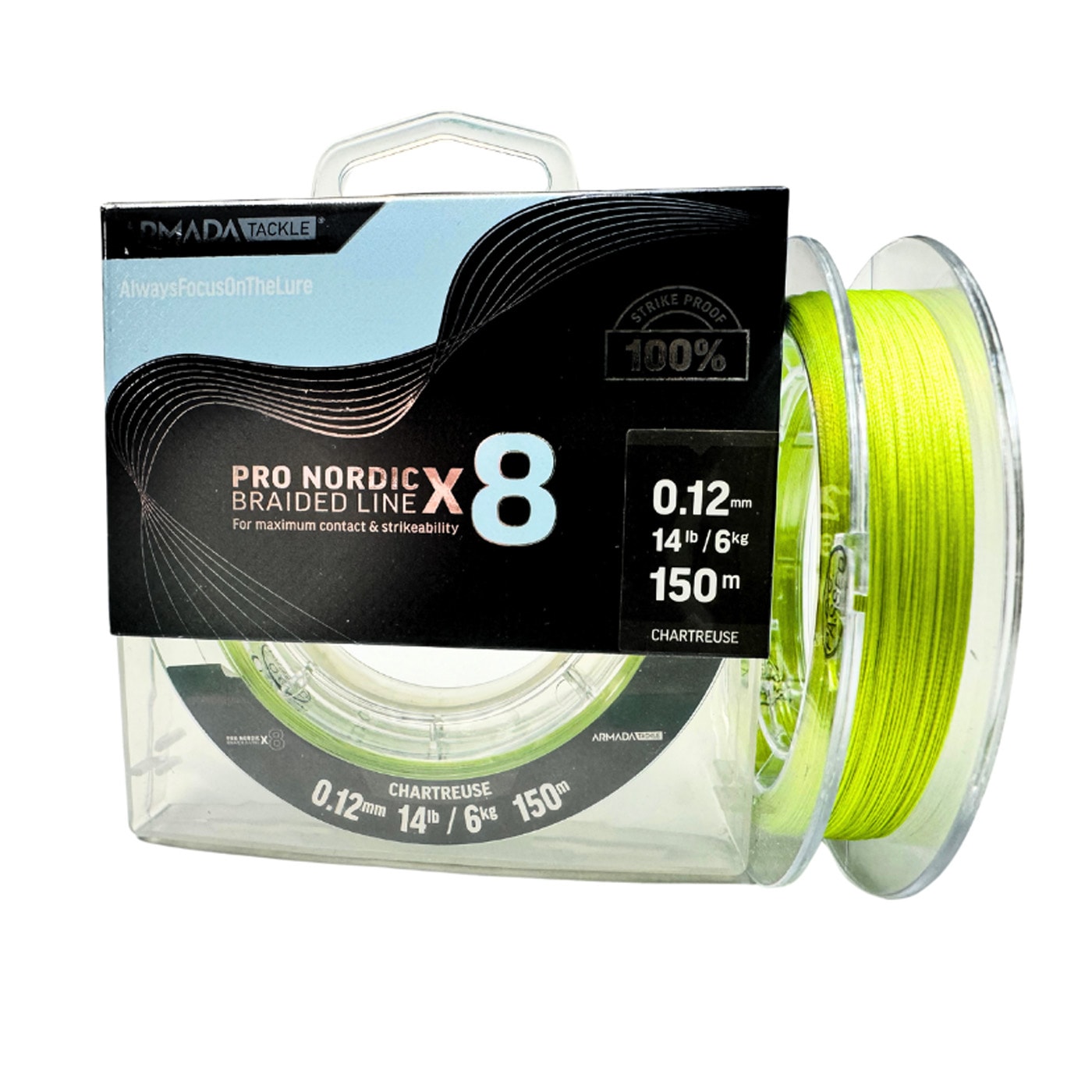 Armada Pro Nordic Braided line 8X Chartreuse 150 m 0,32 mm