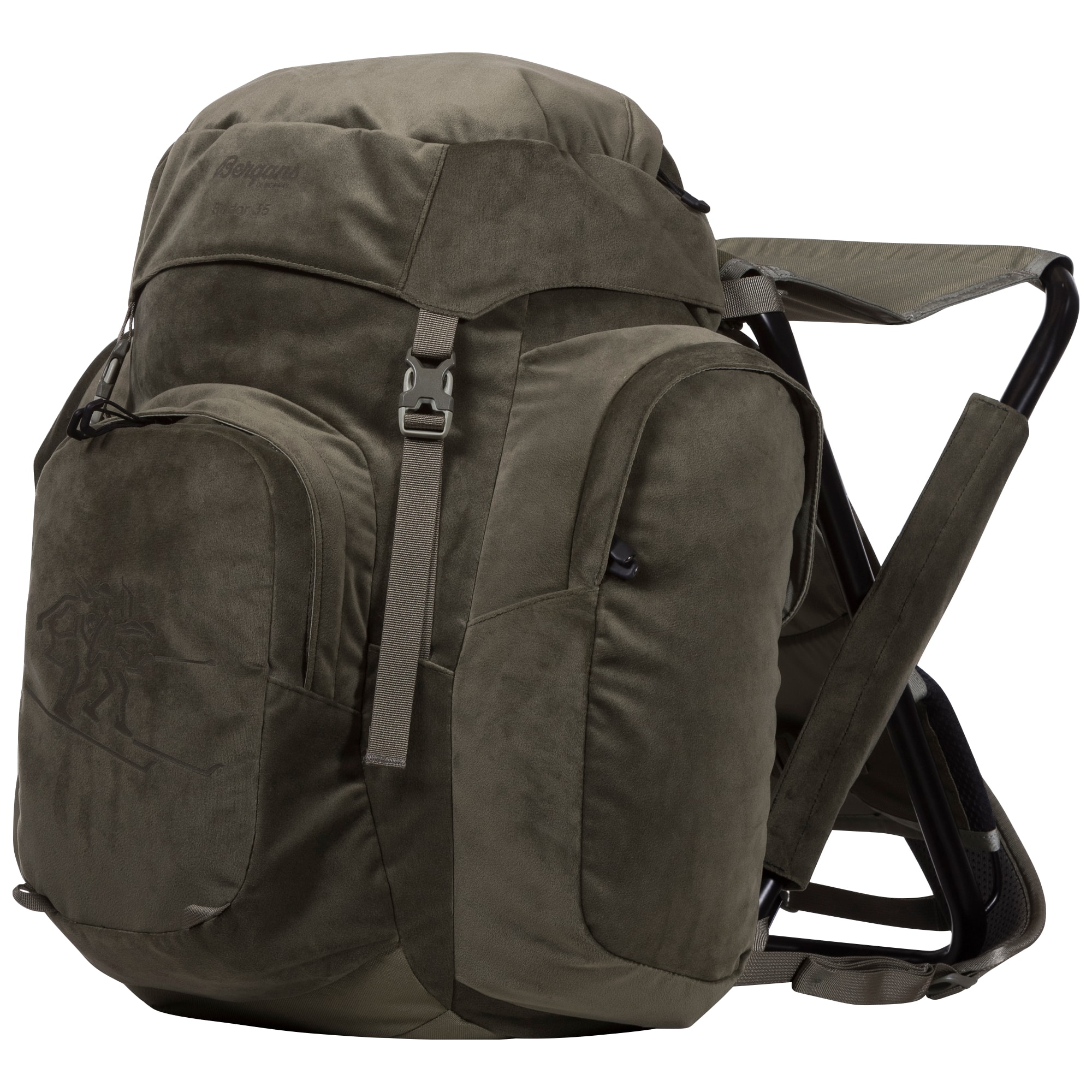 Bergans Budor Chair Pack 35L Ryggsäck Green Mud