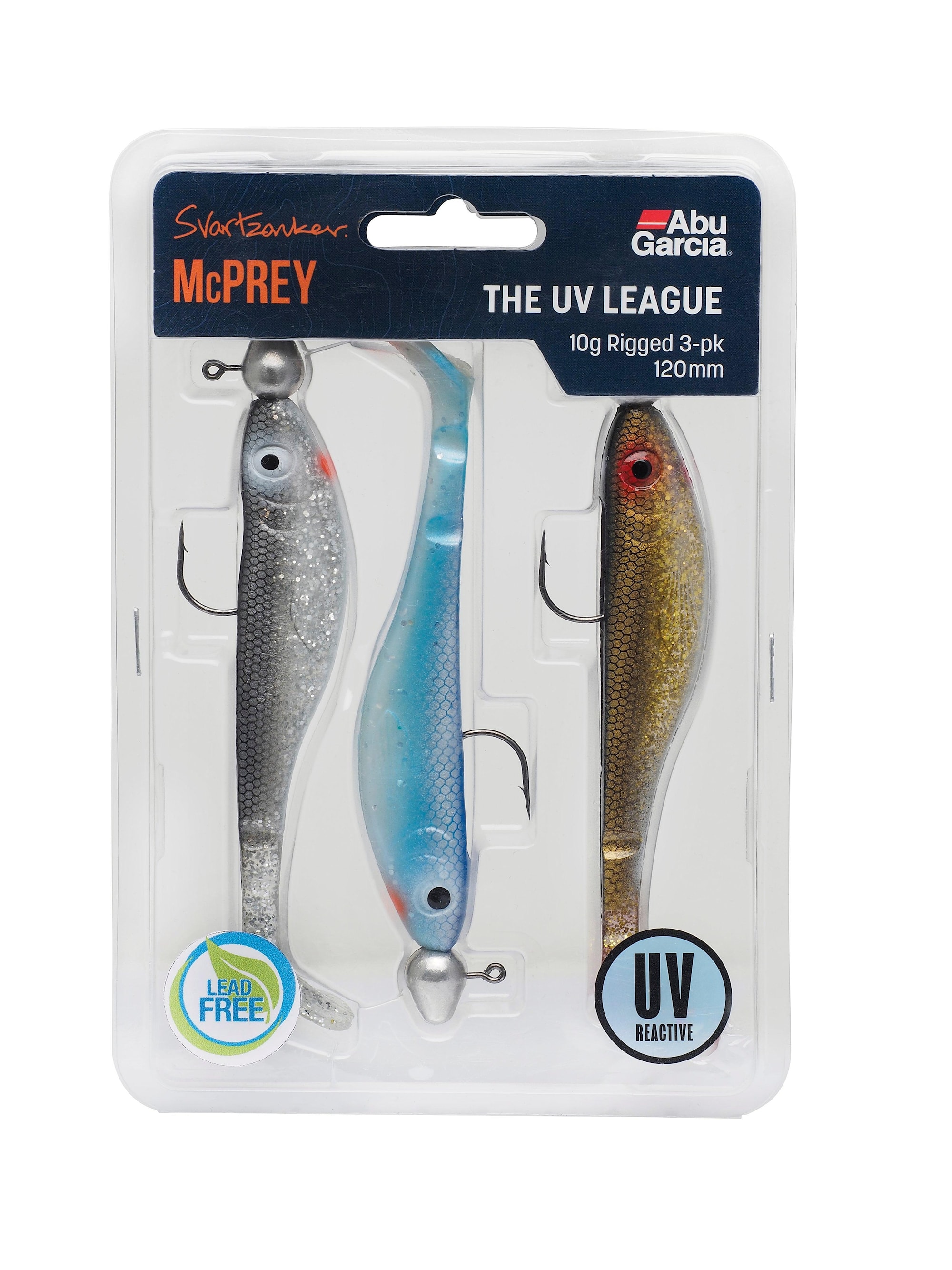 McPrey 10g Rigged The UV League 3-pack