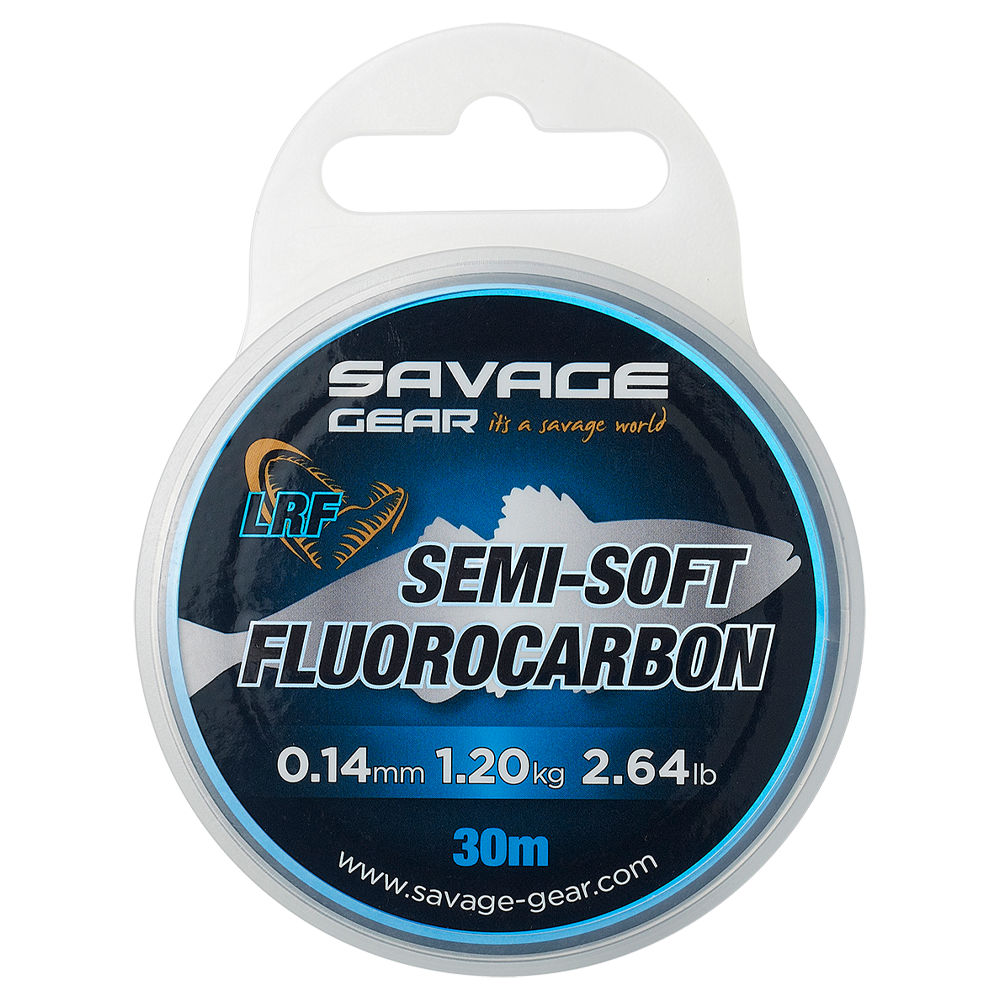 SG Semi-Soft Fluorocarbon Seabass 0,14 mm 30 m Clear