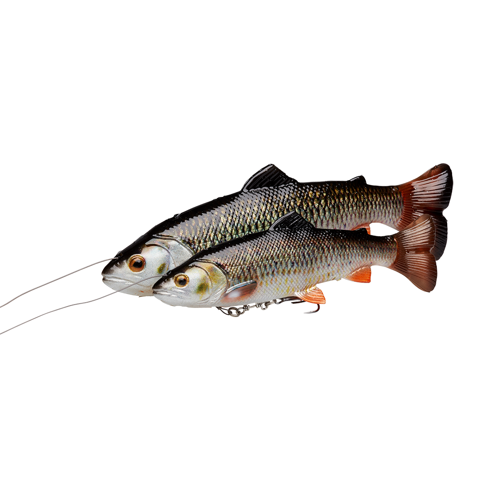 Savage Gear 4D Line Thru Pulse Tail Trout 20cm 102G SLOW SINK RAINBOW Trout