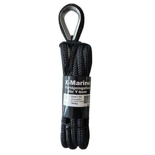 Xmarine Y-Bomslina 12mm 1,5M Svart X2