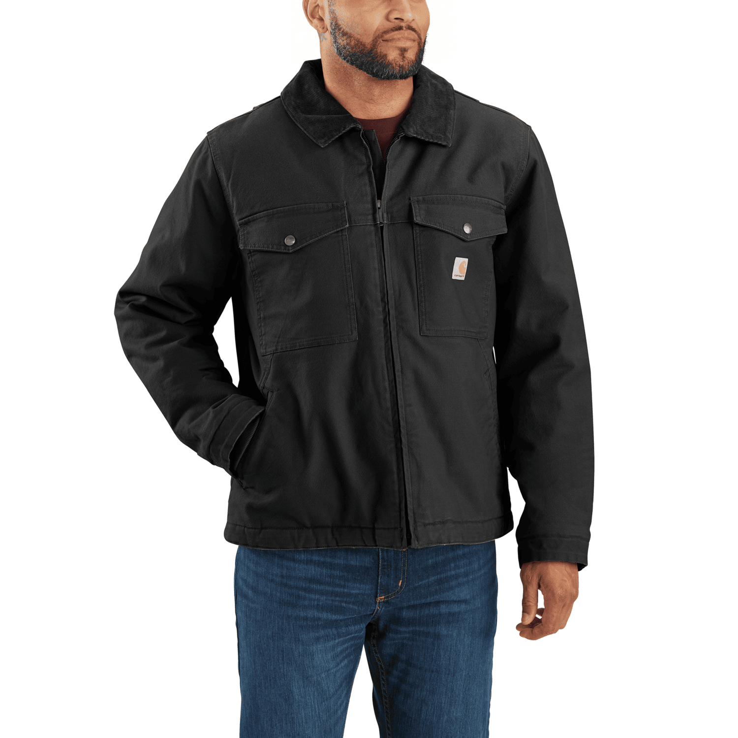 Carhartt Montana Rugged Flex™ Relaxed Fit Duck Insulated Jacka Herr Black 2XL