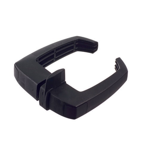 Velcron Handtag för Lucka/Plexi Silver