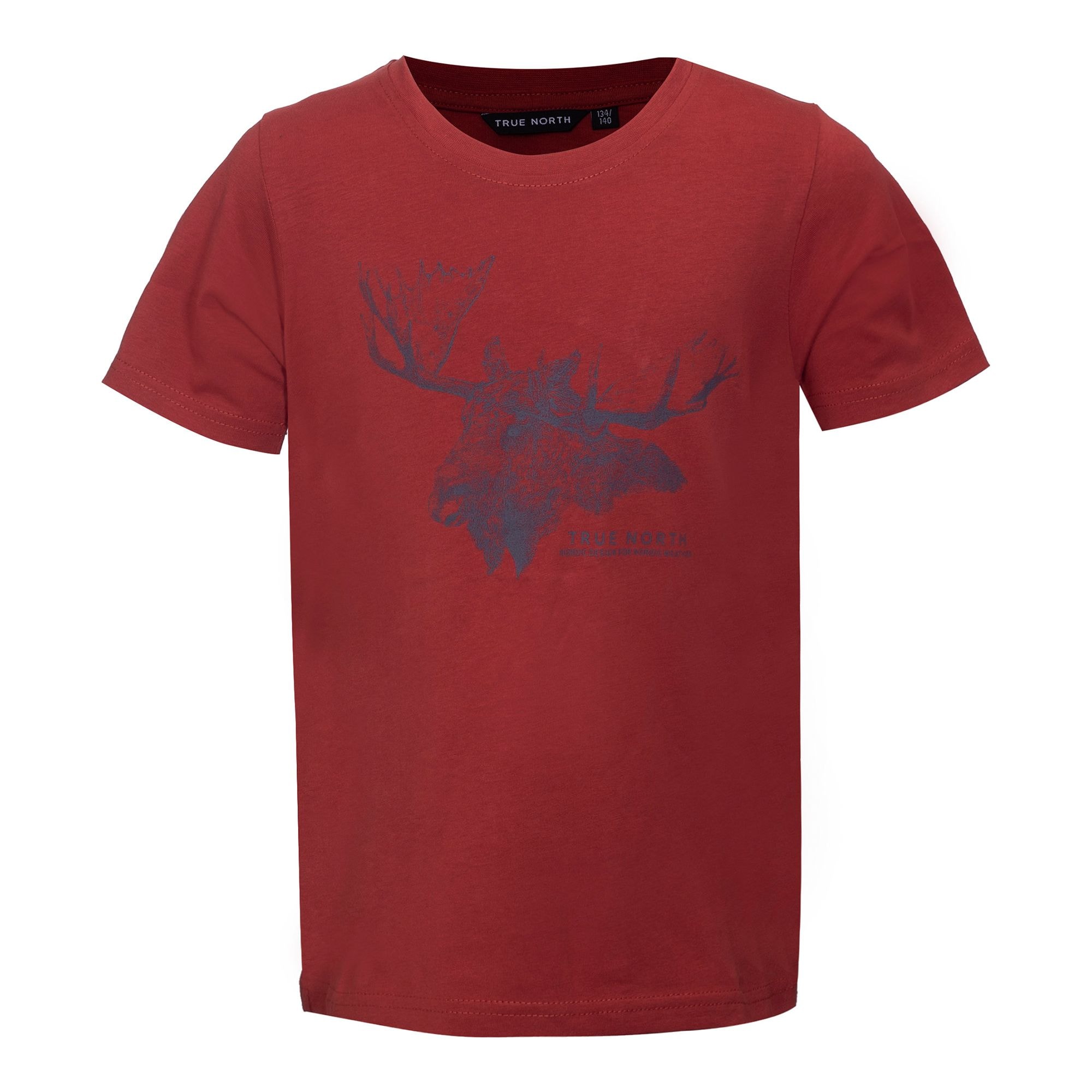 True North T-Shirt Barn Röd stl 122/128 -