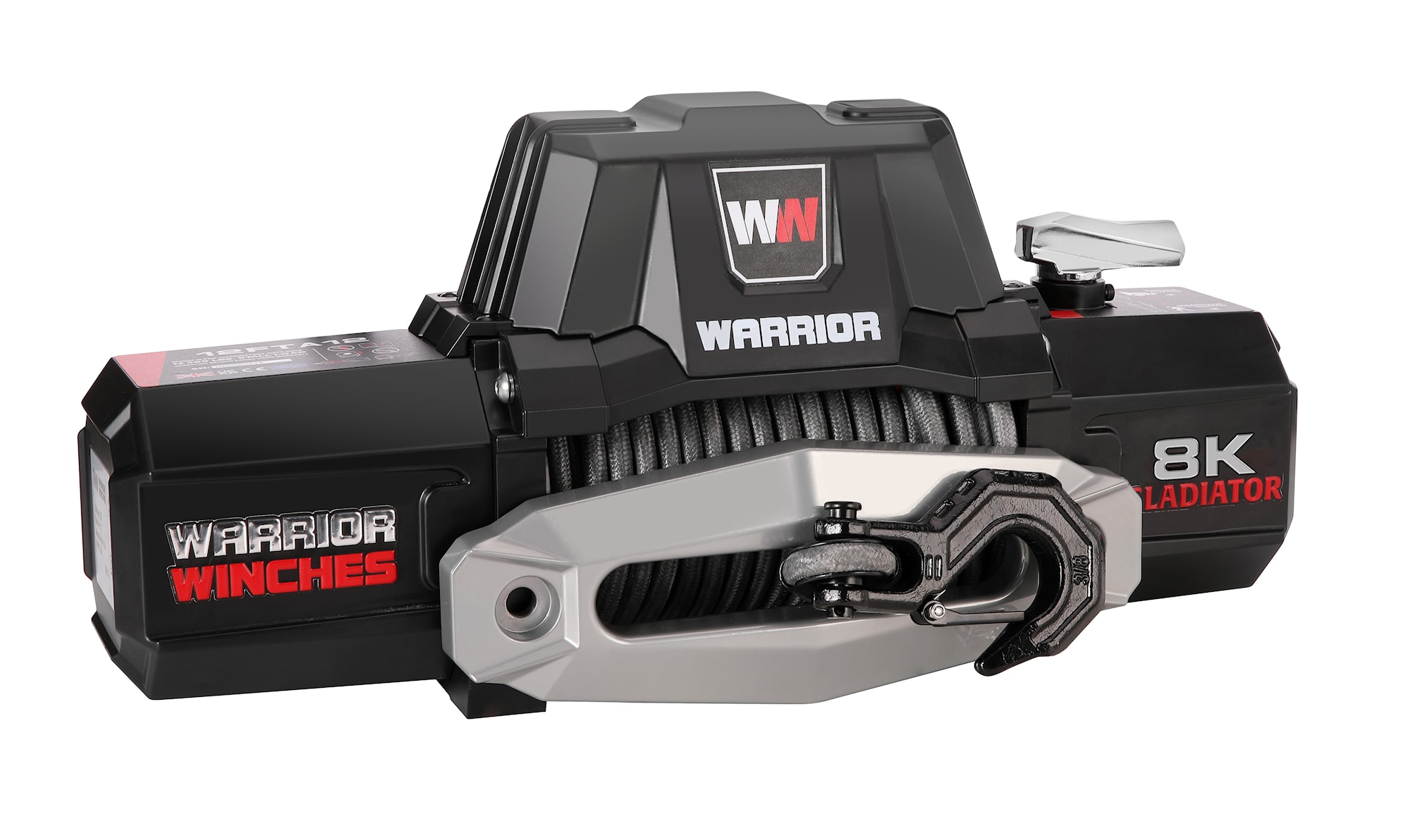 Warrior Winches Vinsch Gladiator 8000 lbs, 12V Armortek Extreme -