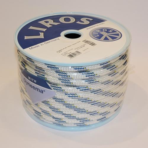 Liros Dynamic Plus 8mm 30M Vit/Blå