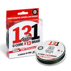 Sufix 131 G-Core Braid 0,128 mm 150 m Lo-Vis Green