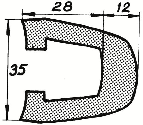 Relingslist Rl 26 Svart 12M