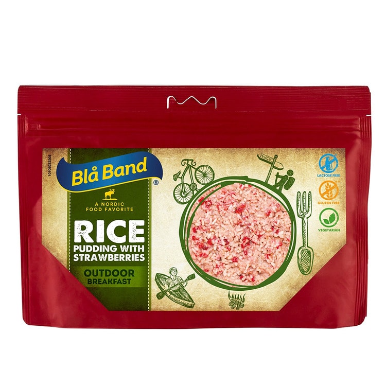 Blå Band Risgrynsgröt med jordgubb