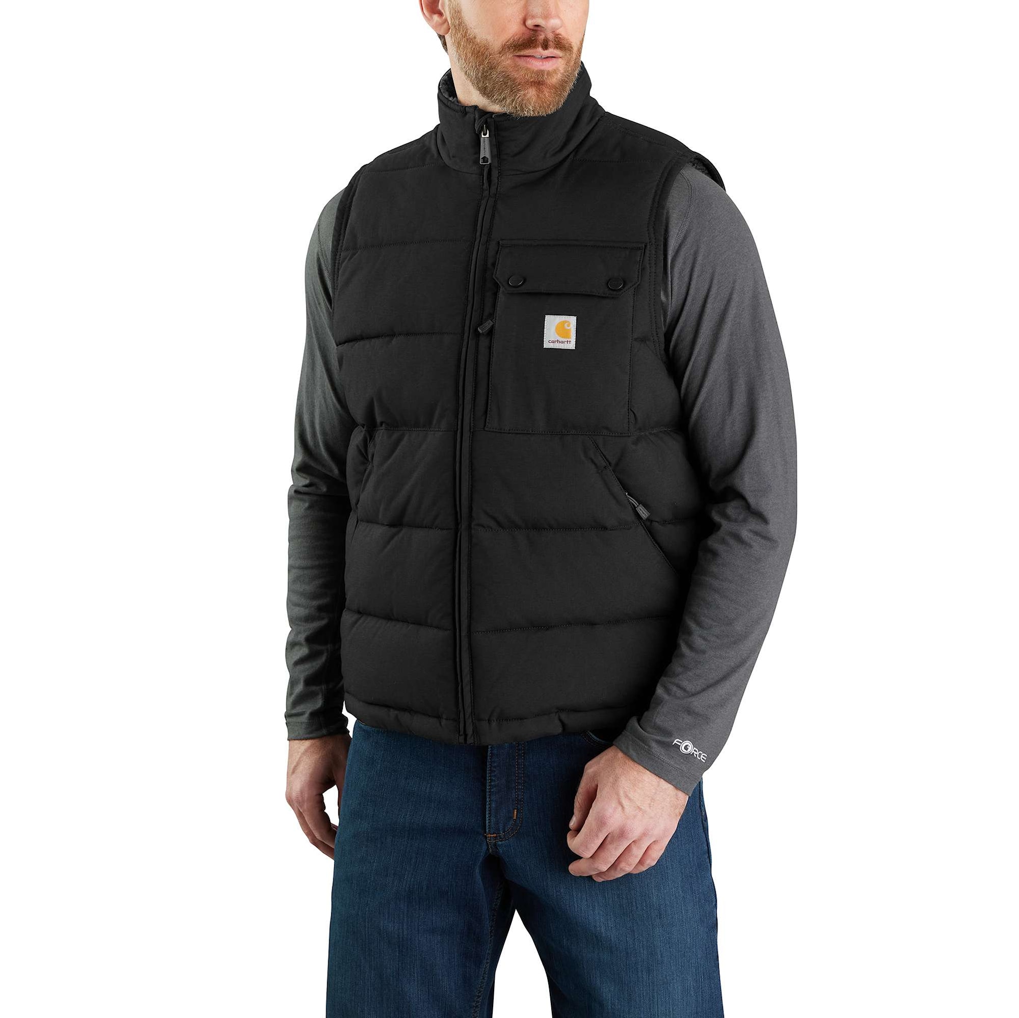 Carhartt Midweight Fodrad Väst Herr Black S
