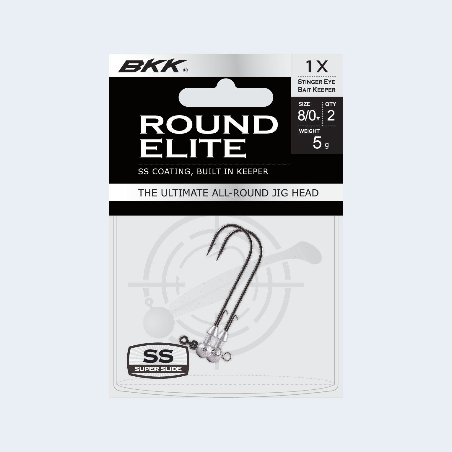 BKK Round Elite-Stinger Eye Bait Keeper 25g #12/0 2-pack