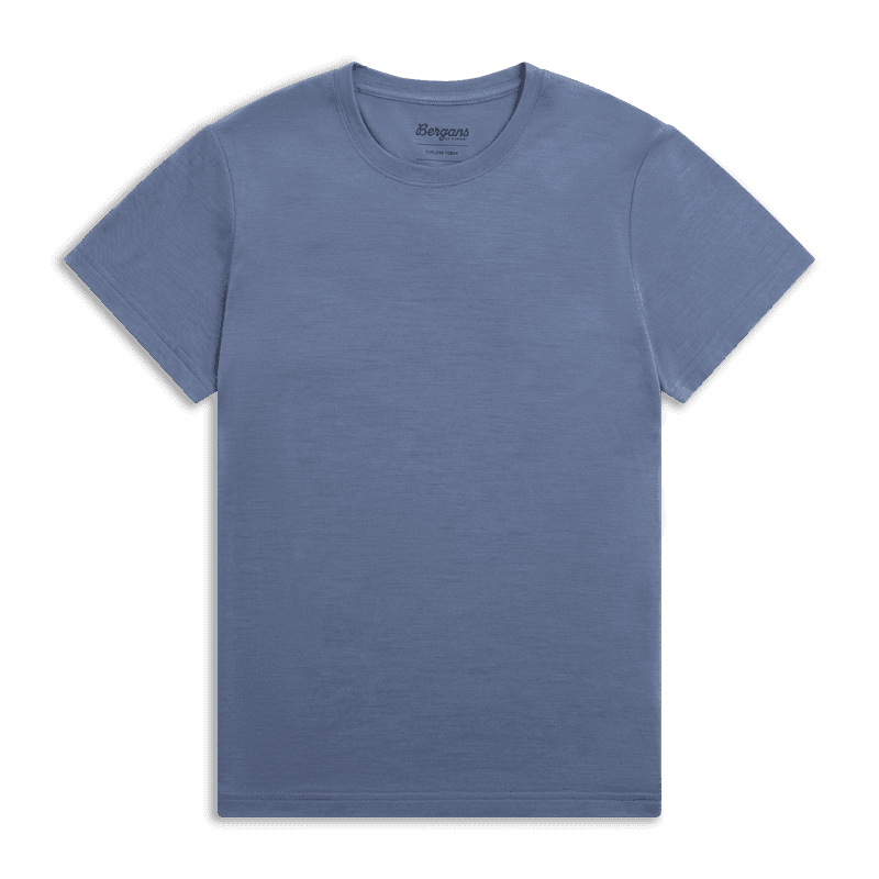 Bergans Merino Light T-shirt Dam Granite Blue XL