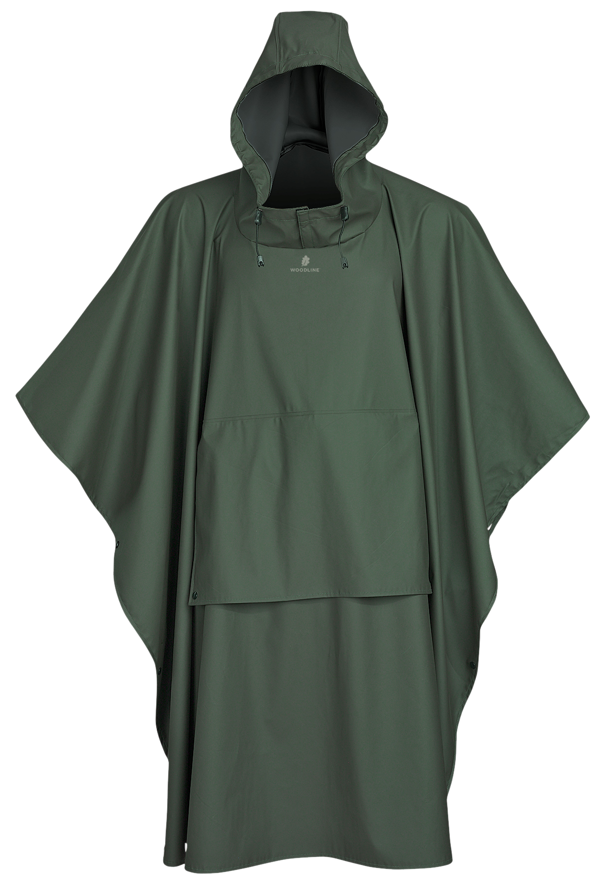 Woodline Regnponcho Grön